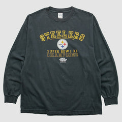 Pittsburgh Steelers Alstyle 2006 Long Sleeve T-shirt Black Vintage | Fanatics