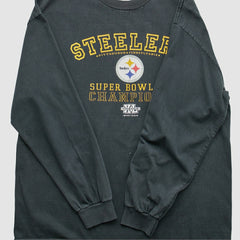 Pittsburgh Steelers Alstyle 2006 Long Sleeve T-shirt Black Vintage | Fanatics