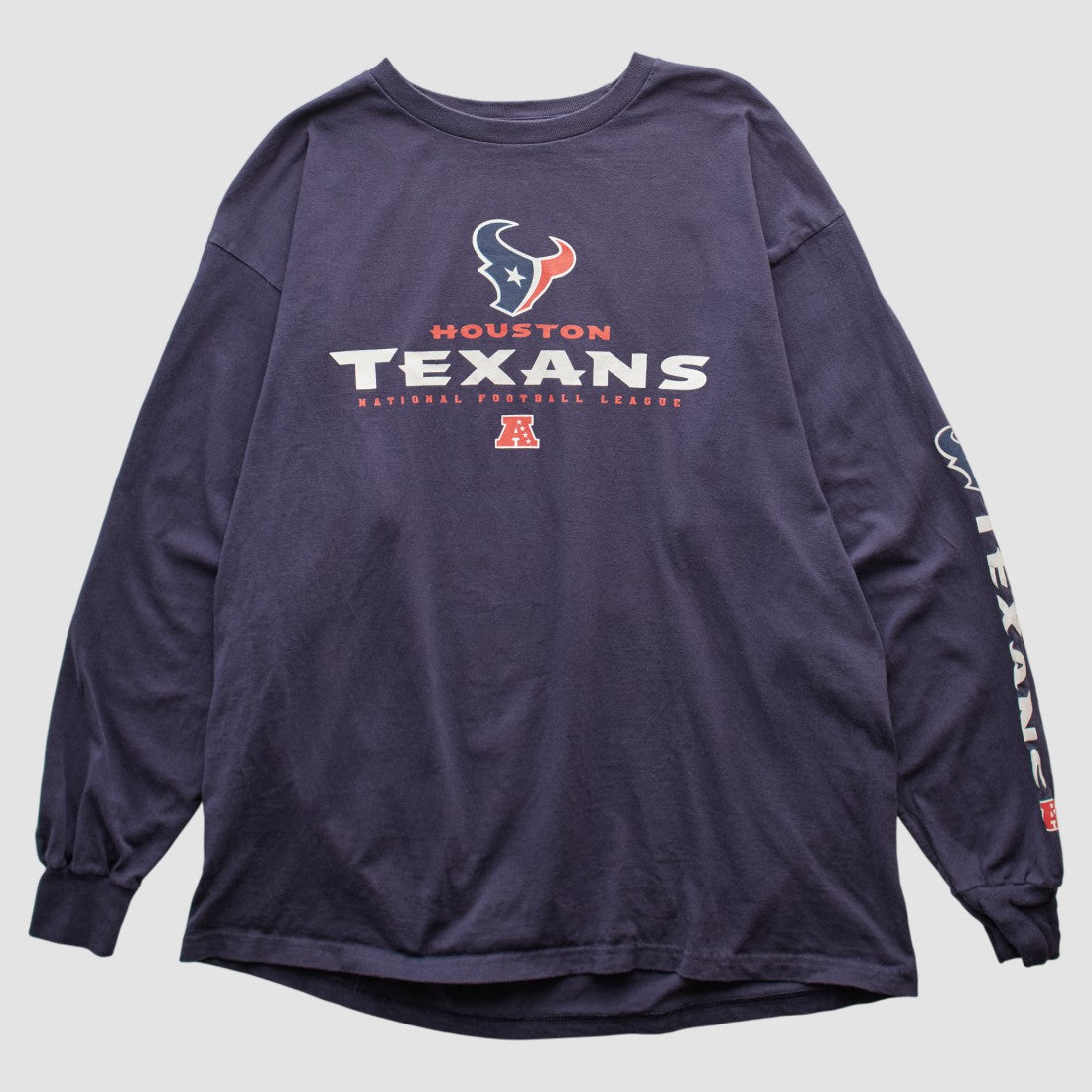 Houston Texans NFL 2000s Long Sleeve T-shirt Navy Vintage | Fanatics