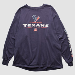 Houston Texans NFL 2000s Long Sleeve T-shirt Navy Vintage | Fanatics