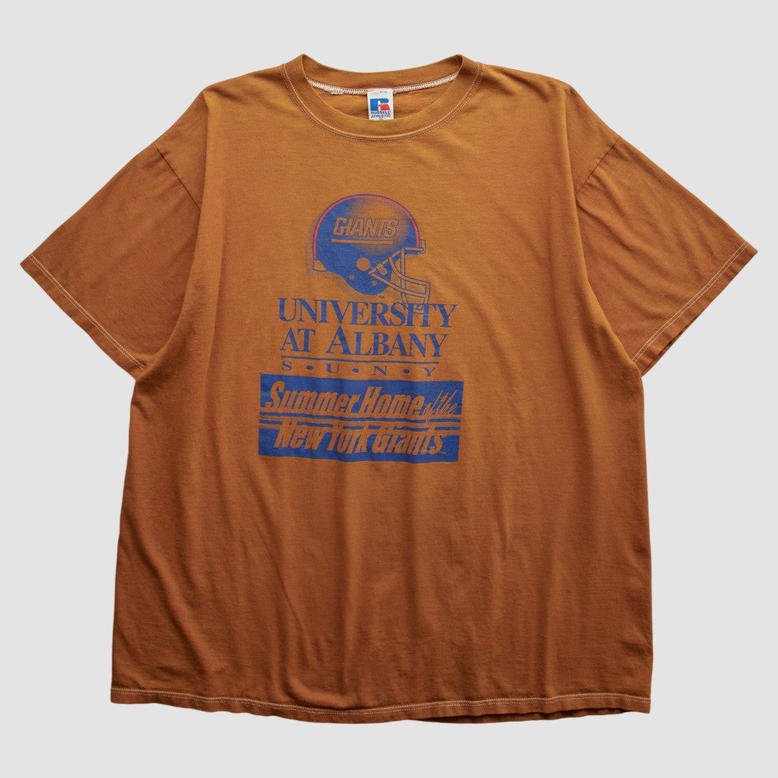 New York Giants Russell 90s T-shirt Orange Vintage | Fanatics