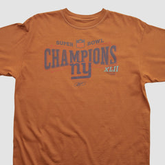 New York Giants Reebok 2007 T-shirt Orange Vintage | Fanatics