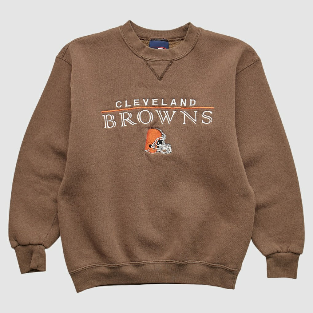 Cleveland Browns Pro Player 2000s Pullover Sweatshirt Brown Vintage | Fanatics