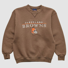 Cleveland Browns Pro Player 2000s Pullover Sweatshirt Brown Vintage | Fanatics