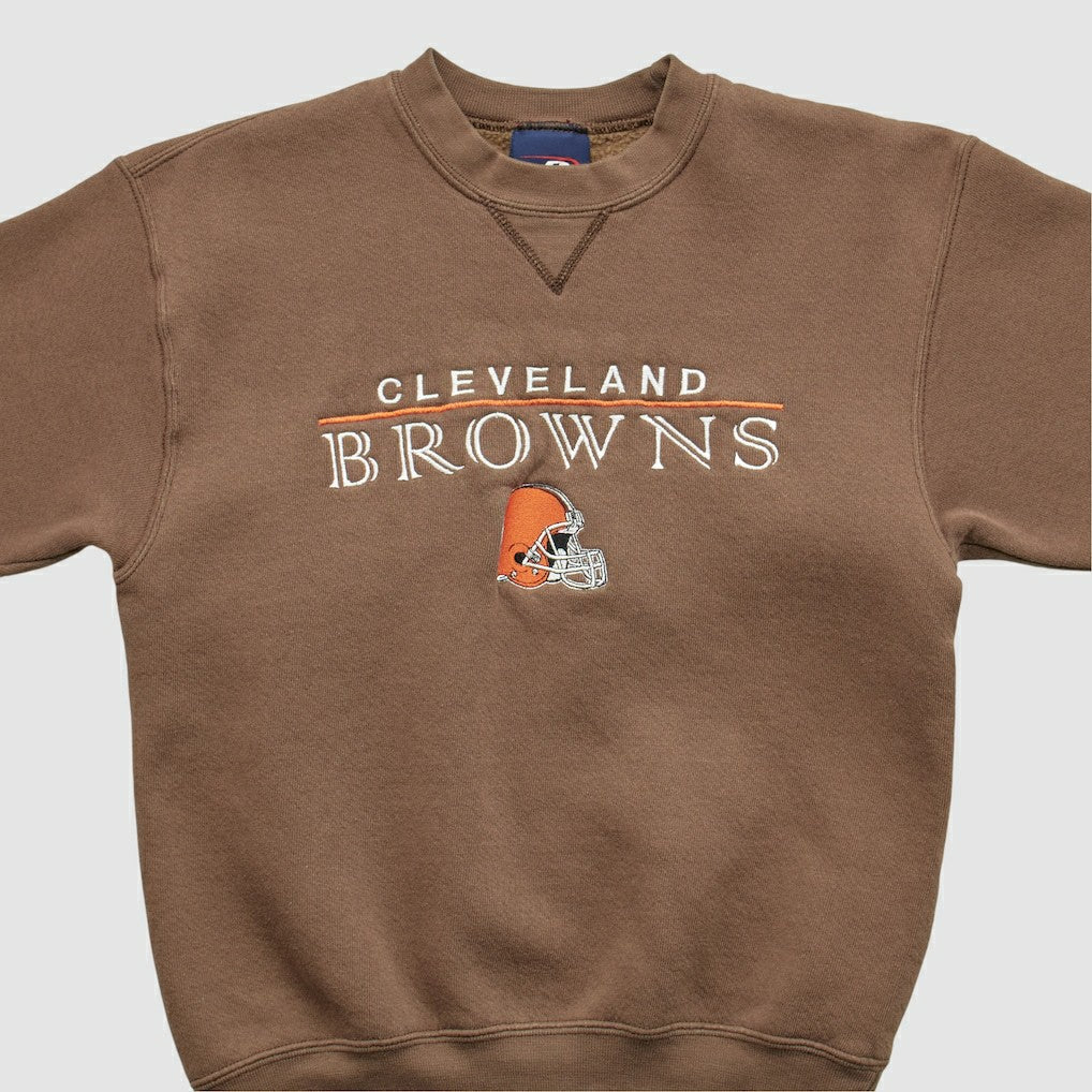 Cleveland Browns Pro Player 2000s Pullover Sweatshirt Brown Vintage | Fanatics