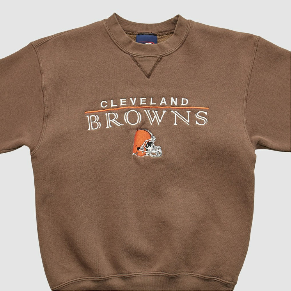 Cleveland Browns Pro Player 2000s Pullover Sweatshirt Brown Vintage | Fanatics