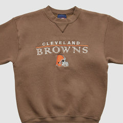 Cleveland Browns Pro Player 2000s Pullover Sweatshirt Brown Vintage | Fanatics