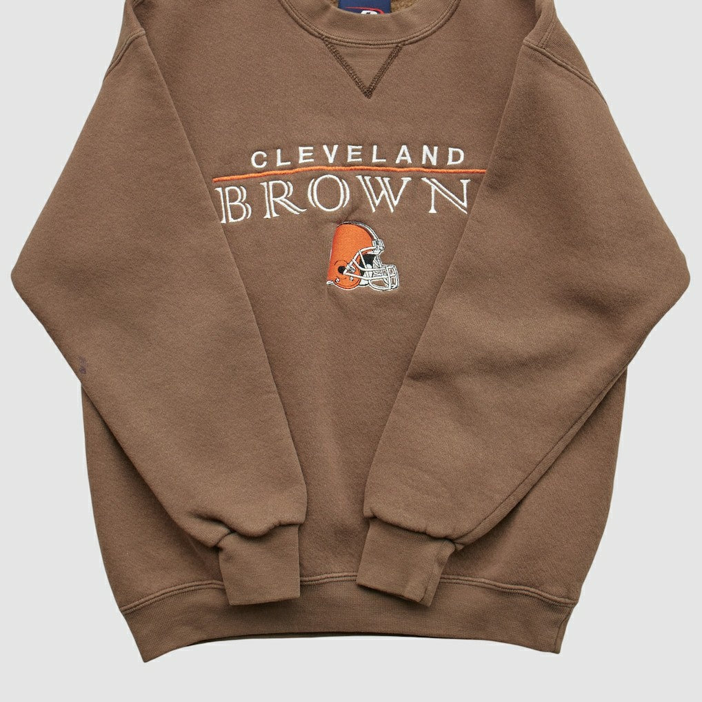 Cleveland Browns Pro Player 2000s Pullover Sweatshirt Brown Vintage | Fanatics