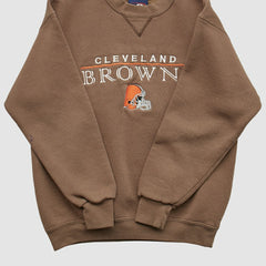 Cleveland Browns Pro Player 2000s Pullover Sweatshirt Brown Vintage | Fanatics