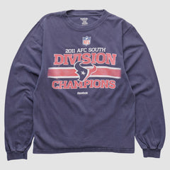 Houston Texans Reebok 2011 Long Sleeve T-shirt Navy Vintage | Fanatics