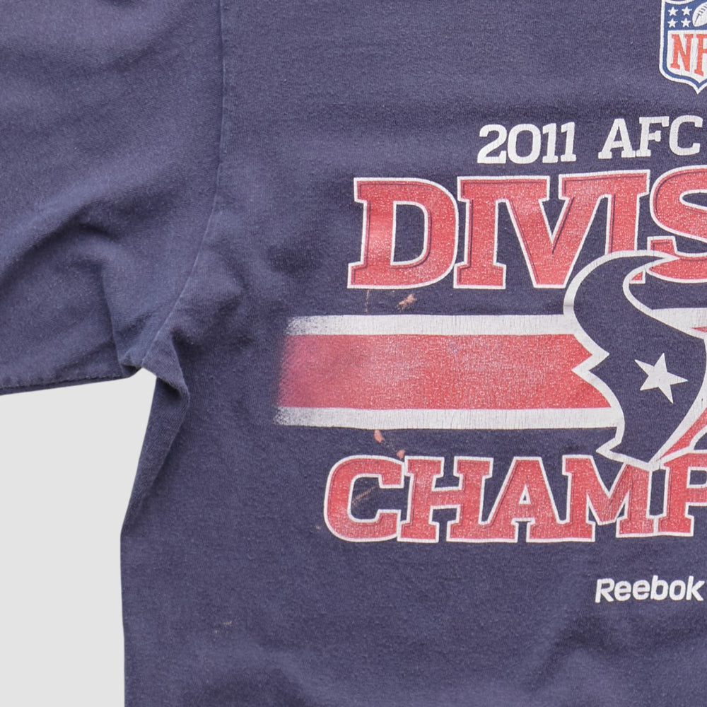 Houston Texans Reebok 2011 Long Sleeve T-shirt Navy Vintage | Fanatics