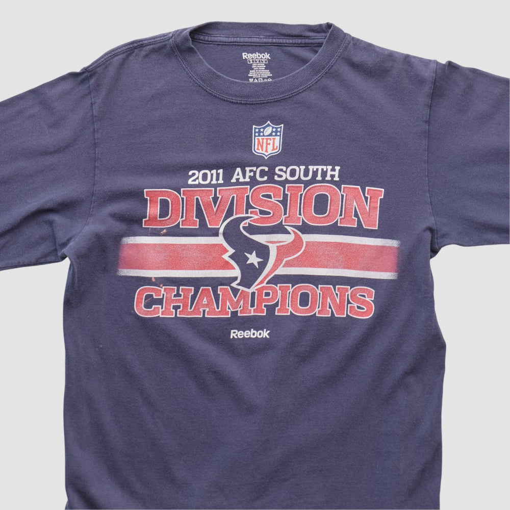 Houston Texans Reebok 2011 Long Sleeve T-shirt Navy Vintage | Fanatics