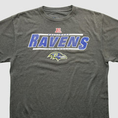Baltimore Ravens NFL 2000s T-shirt Dark Heather Gray Vintage | Fanatics