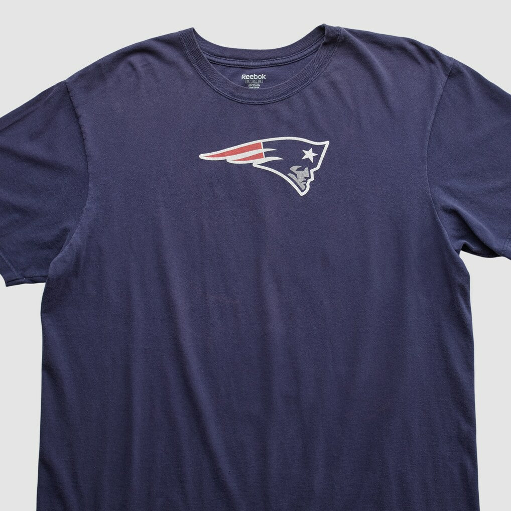 New England Patriots Reebok 2000s T-shirt Navy Vintage | Fanatics
