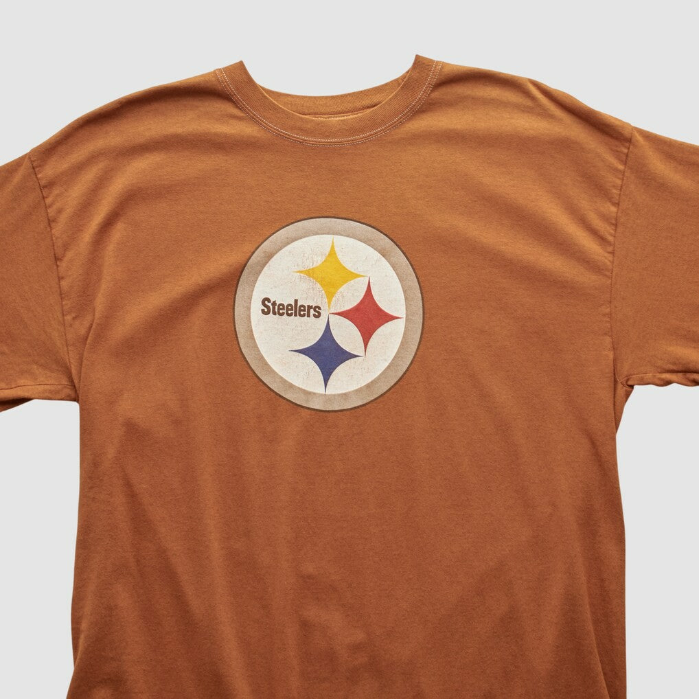 Pittsburgh Steelers Gildan 2000s Long Sleeve T-shirt Brown Vintage | Fanatics