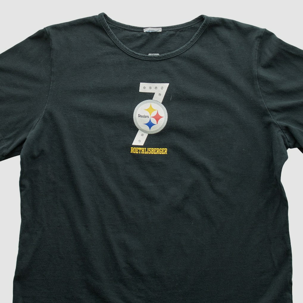 Pittsburgh Steelers 2000s T-shirt Black Vintage | Fanatics