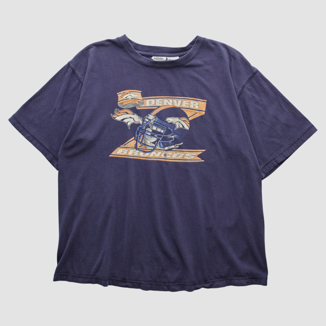 Denver Broncos Pro Edge 2000s T-shirt Navy Vintage | Fanatics
