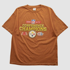 Pittsburgh Steelers AAA 2005 T-shirt Brown Vintage | Fanatics