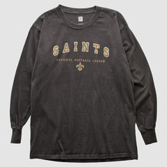 New Orleans Saints NFL 2000s Long Sleeve T-shirt Charcoal Vintage | Fanatics