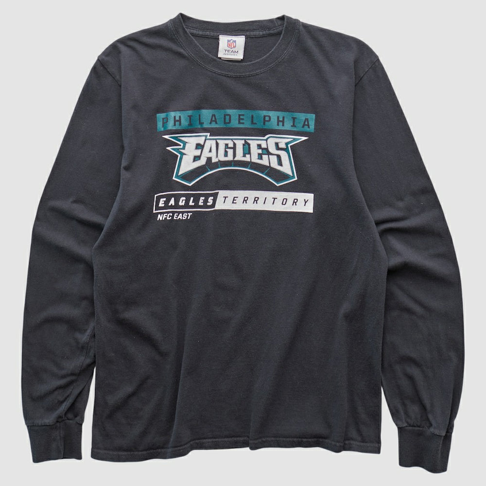 Philadelphia Eagles NFL 2010s Long Sleeve T-shirt Black Vintage | Fanatics