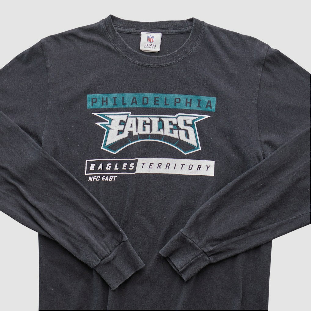Philadelphia Eagles NFL 2010s Long Sleeve T-shirt Black Vintage | Fanatics
