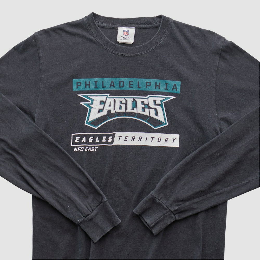 Philadelphia Eagles NFL 2010s Long Sleeve T-shirt Black Vintage | Fanatics