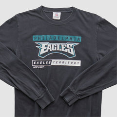 Philadelphia Eagles NFL 2010s Long Sleeve T-shirt Black Vintage | Fanatics