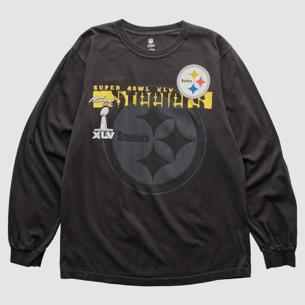 Pittsburgh Steelers NFL 2011 Long Sleeve T-shirt Black Vintage | Fanatics