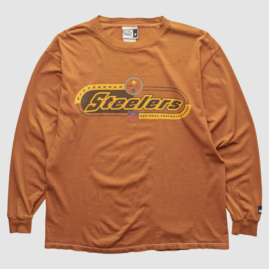 Pittsburgh Steelers 2000s Long Sleeve T-shirt Brown Vintage | Fanatics