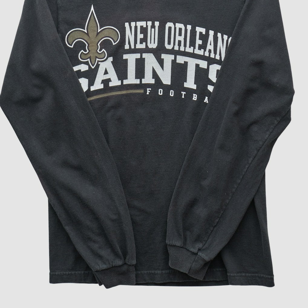 New Orleans Saints Reebok 2000s Long Sleeve T-shirt Black Vintage | Fanatics