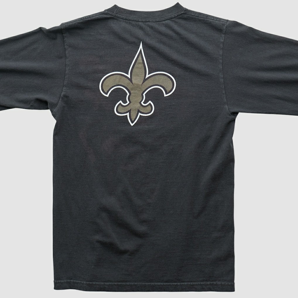 New Orleans Saints Reebok 2000s Long Sleeve T-shirt Black Vintage | Fanatics