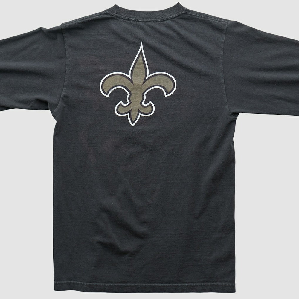 New Orleans Saints Reebok 2000s Long Sleeve T-shirt Black Vintage | Fanatics