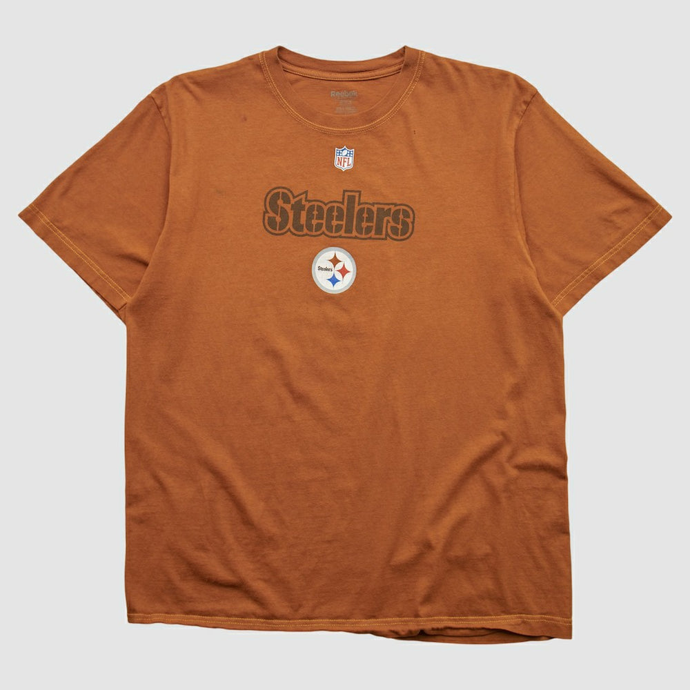 Pittsburgh Steelers Reebok 2000s T-shirt Orange Vintage | Fanatics