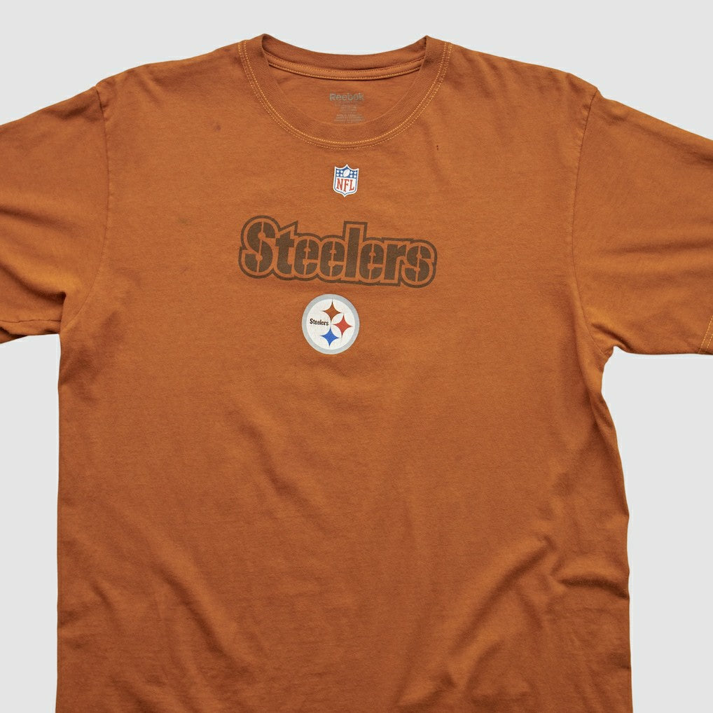 Pittsburgh Steelers Reebok 2000s T-shirt Orange Vintage | Fanatics