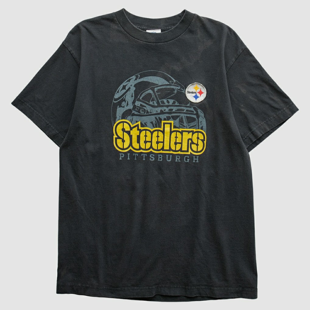 Pittsburgh Steelers NFL 2000s T-shirt Black Vintage | Fanatics