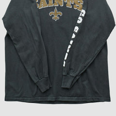 New Orleans Saints NFL 2000s Long Sleeve T-shirt Black Vintage | Fanatics