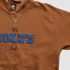 Indianapolis Colts NFL 2010s Hooded Pullover Sweatshirt Brown Vintage | Fanatics