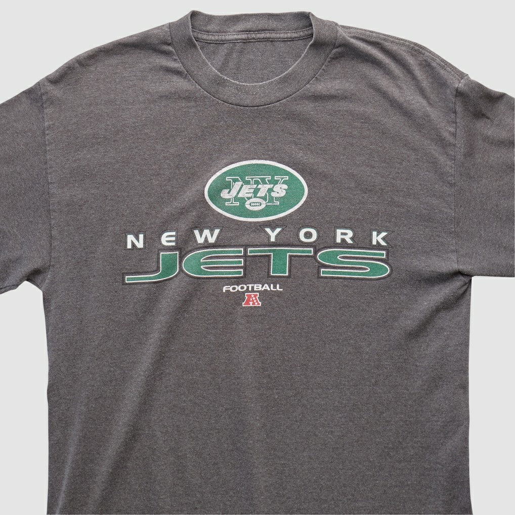 New York Jets 2010s Long Sleeve T-shirt Dark Heather Gray Vintage | Fanatics