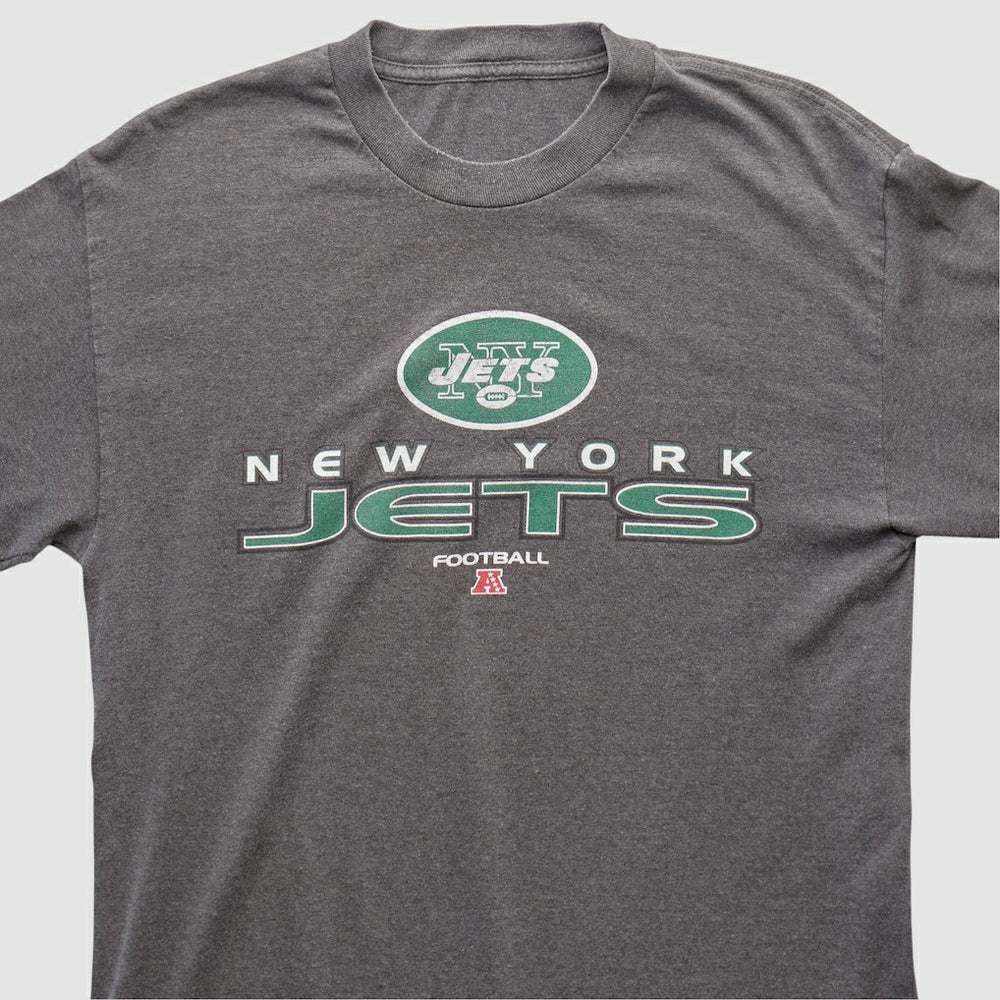 New York Jets 2010s Long Sleeve T-shirt Dark Heather Gray Vintage | Fanatics