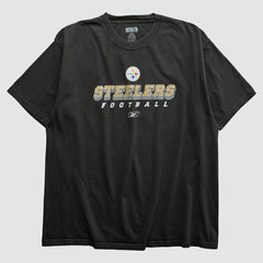Pittsburgh Steelers Reebok 2000s T-shirt Black Vintage | Fanatics