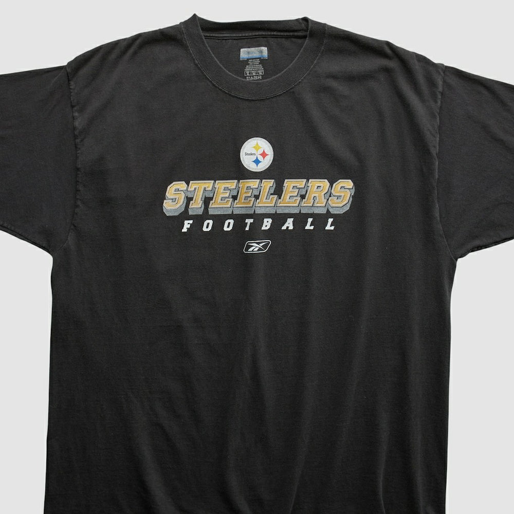 Pittsburgh Steelers Reebok 2000s T-shirt Black Vintage | Fanatics
