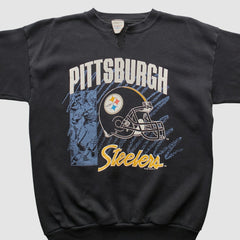 Pittsburgh Steelers Tultex 1992 Pullover Sweatshirt Black Vintage | Fanatics