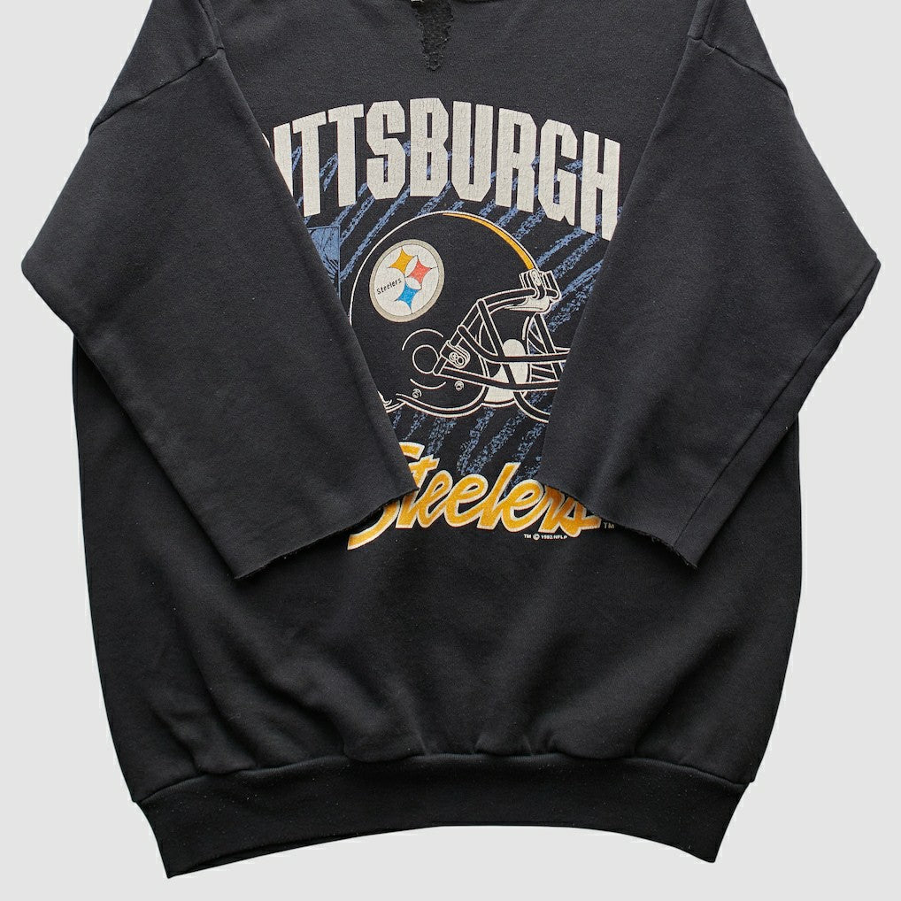Pittsburgh Steelers Tultex 1992 Pullover Sweatshirt Black Vintage | Fanatics