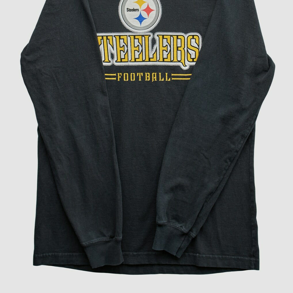 Pittsburgh Steelers Reebok 2000s Long Sleeve T-shirt Black Vintage | Fanatics
