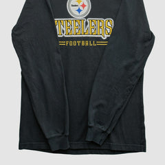 Pittsburgh Steelers Reebok 2000s Long Sleeve T-shirt Black Vintage | Fanatics