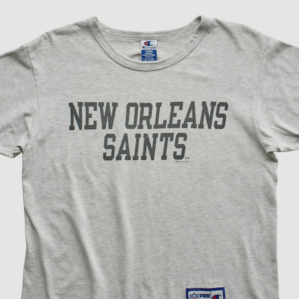 New Orleans Saints Champion 1994 T-shirt Heather Gray Vintage | Fanatics