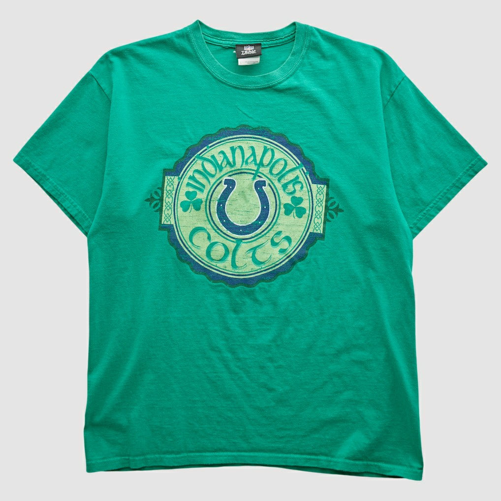 Indianapolis Colts NFL 2010s T-shirt Green Vintage | Fanatics