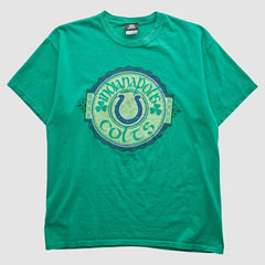 Indianapolis Colts NFL 2010s T-shirt Green Vintage | Fanatics