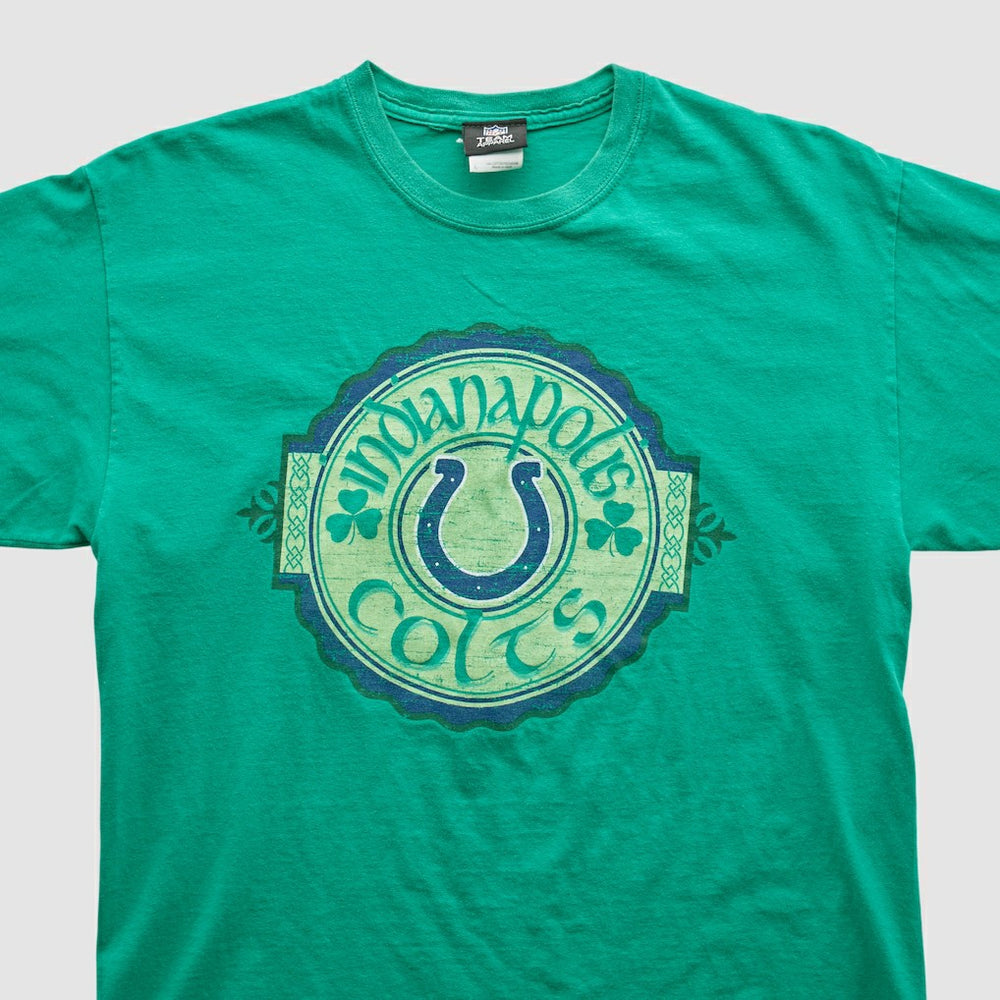 Indianapolis Colts NFL 2010s T-shirt Green Vintage | Fanatics