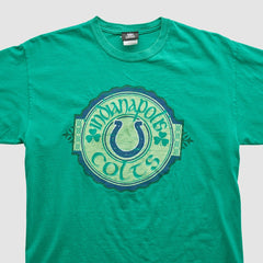 Indianapolis Colts NFL 2010s T-shirt Green Vintage | Fanatics